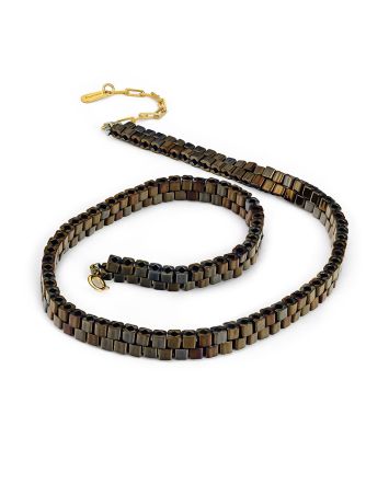 Fashionable Cube Beads Choker Necklace The Link, image 