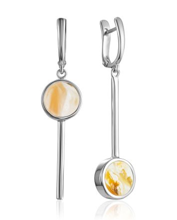 Mismatched Design Amber Dangle Earrings The Palazzo, image 