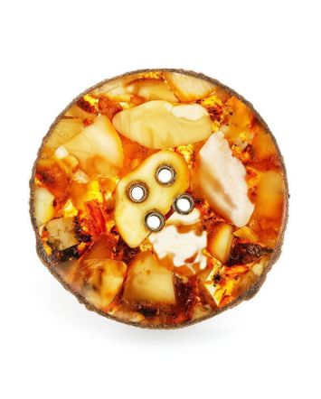 Handmade Decorative Amber Button The Indonesia, image 
