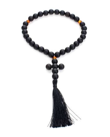 Orthodox 33 Black Amber Prayer Beads The Cuba, image 
