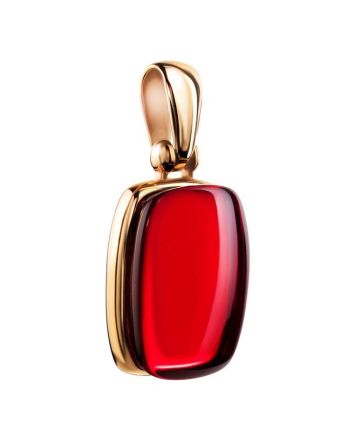 Amber Pendant In Gold The Sangria, image 
