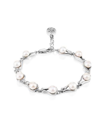 Classy Pearl Link Bracelet, image 