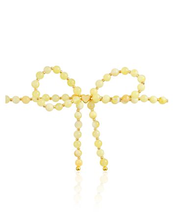 Designer Bow-Motif Amber Choker The Palazzo, image 
