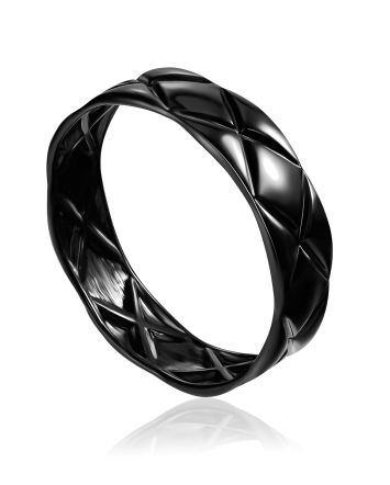Blackened Ring The ICONIC Black Edition, Ring Size: 8.5 / 18.5, image 