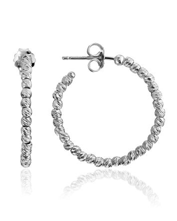 Fabulous Beaded Hoop Earrings The Sparkling, image 