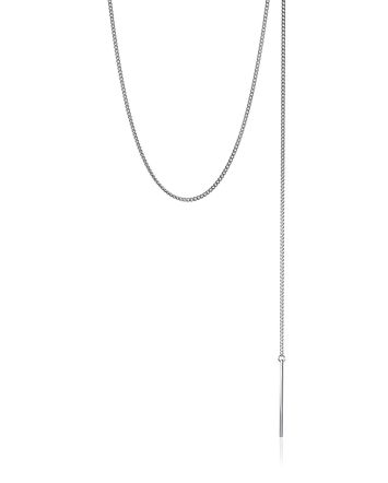 Asymmetric Design Chain Necklace The ICONIC, Length: 45, image 