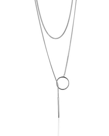 Two-Layered Chain Necklace The ICONIC, Length: 40, image 