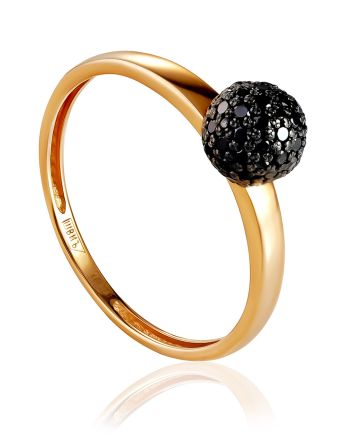 Shimmering Black Diamond Ring, Ring Size: 6.5 / 17, image 