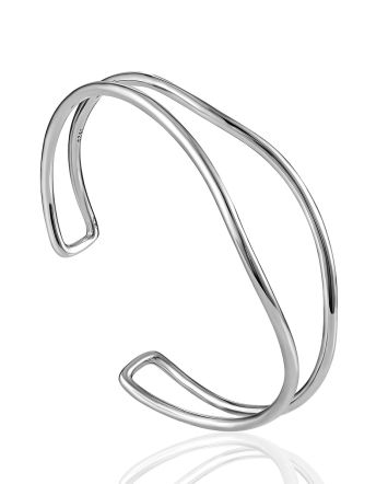 Boho Chic Silver Cuff Bracelet The ICONIC, image 