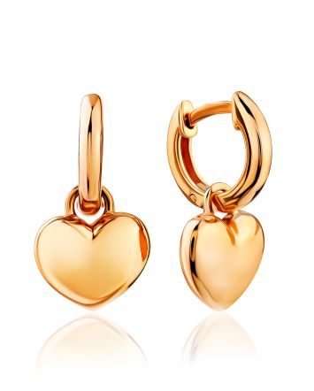 Trendy Heart Motif Transformable Earrings, image 