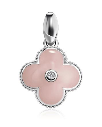 Chic Silver Diamond Pendant The Heritage, image 
