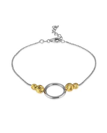 Bicolor Bracelet With Gilded Detail The Sparkling, image 