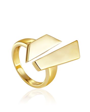Bold Gilded Ring The ICONIC, Ring Size: Adjustable, image 
