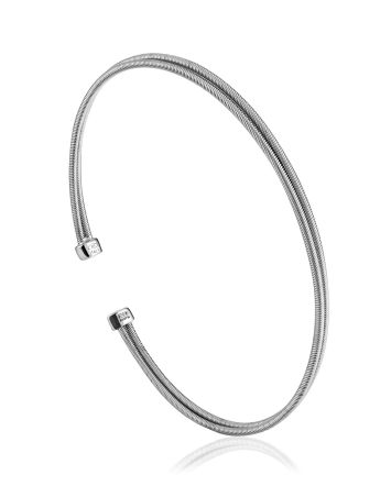 Minimalist Bangle Bracelet The Silk, image 