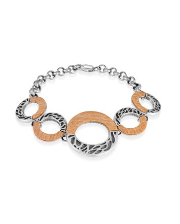 Designer Bracelet With Natural Wood, image 