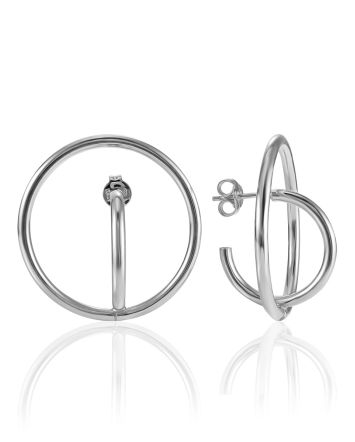 Glossy Sphere Design Earrings The ICONIC, image 