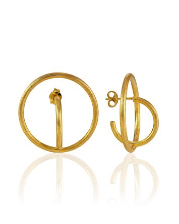 Sphere Design Gilded Earrings The ICONIC, image 
