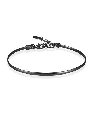 Minimalist Hoop Bracelet The ICONIC black edition, image 