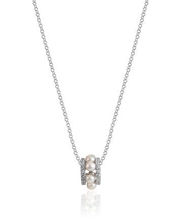 Chic Chain Necklace With Pearl Charm The Oceania, image 