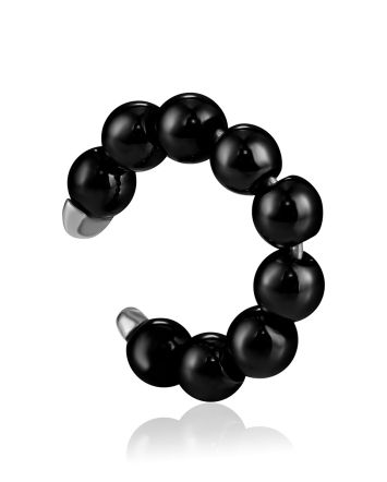 Designer Cuff Earrings With Agate Beads The Link, image 