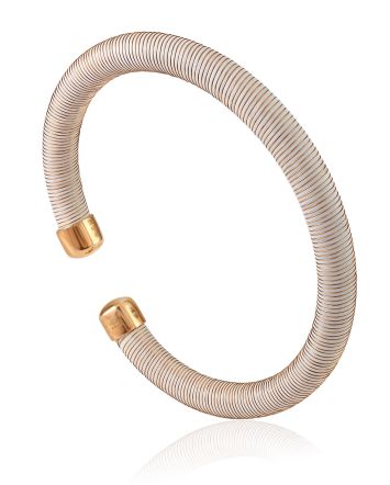 Silicone Cuff Bracelet With Aureate Filament The Supernova, image 