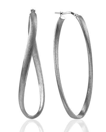 Mobius Strip Motif Earrings The Silk, image 