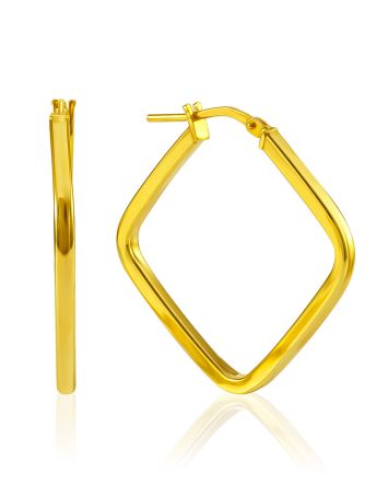 Glossy Square Earrings The Silk, image 
