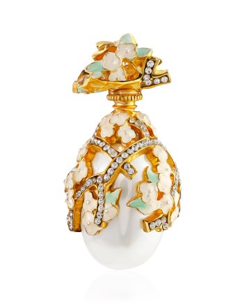 Gorgeous Enamel Egg Pendant With Pearl The Romanov, image 