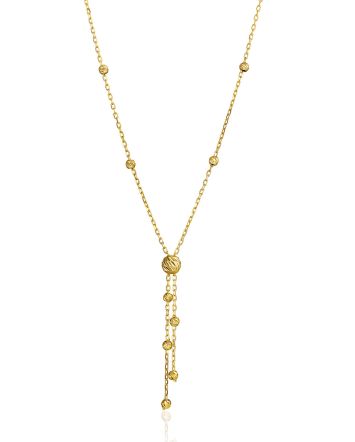 Gorgeous Tie Necklace With Faceted Beads The Sparkling, image 
