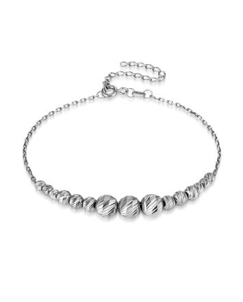 Refined Chain Bracelet With Faceted Beads The Sparkling, image 