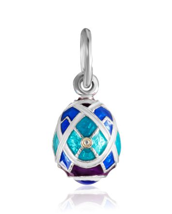 Charming Enamel Egg Pendant The Romanov, image 