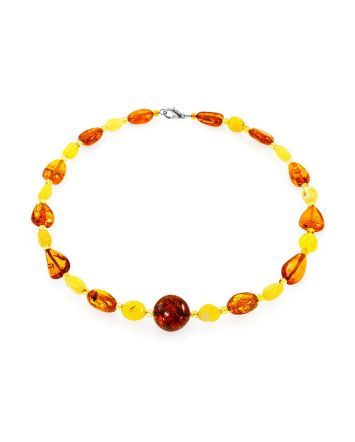 Boho Chic Style Amber Choker Necklace, image 