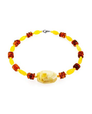 Stylish Amber Choker Necklace, image 