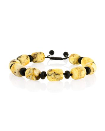 Textured Amber Bracelet, image 