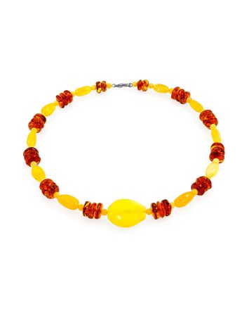 Luminous Baltic Amber Choker Necklace, image 