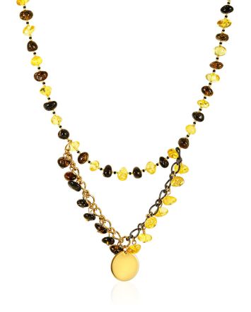 Trendy Amber Choker Necklace, image 