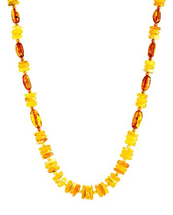 Ethnic Style Amber Beads, image 