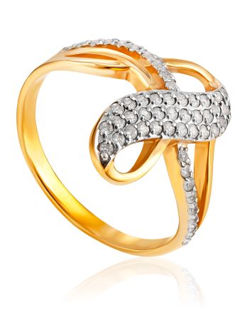 Gorgeous Crystal Studded Ring, Ring Size: 6 / 16.5, image 
