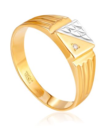 Bold Signet Ring For Men, Ring Size: 11 / 20.5, image 