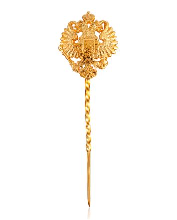 Statement Two-Headed Eagle Tie Pin, image 