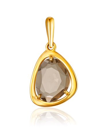 Stunning Smoky Quartz Pendant, image 