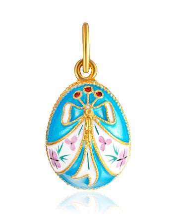 Colorful Egg Pendant With Enamel The Romanov, image 