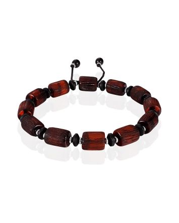Textured Amber Slider Bracelet, image 