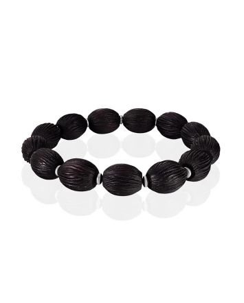 Textured Baltic Amber Bracelet, image 