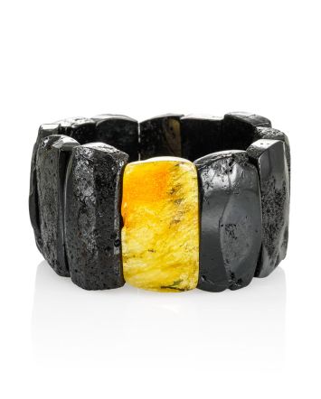 Flat Amber Bracelet The Volcano, image 