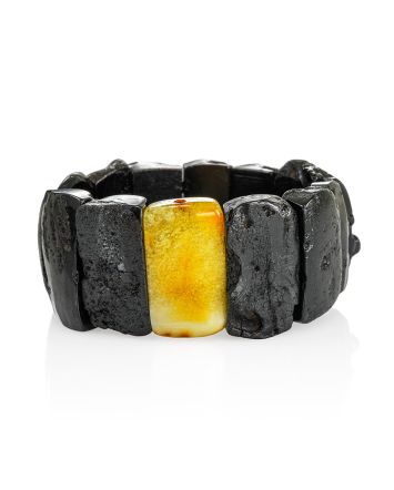 One-of-a-kind Dark Amber Bracelet The Volcano, image 