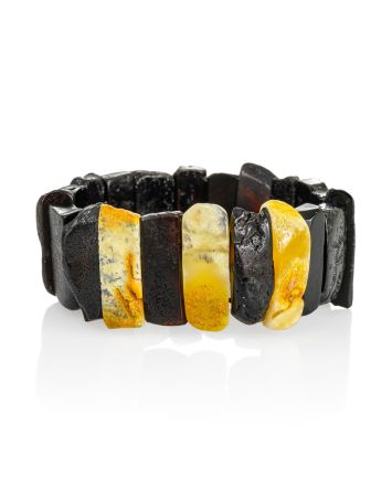 Flat Amber Cuff Bracelet, image 