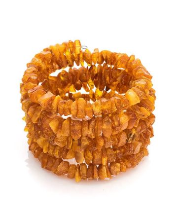 Raw Cognac Amber Bracelet, image 