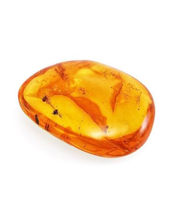 Lemon Amber Stone With Inclusion, image 