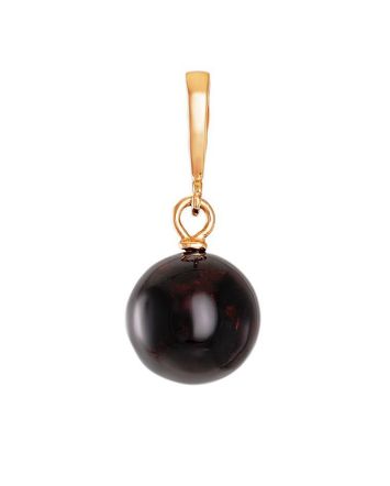 Gold-Plated Amber Pendant The Jupiter, image 